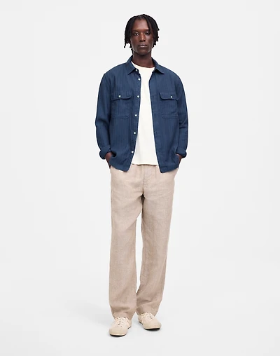 Work Shirt Cotton-Linen Blend