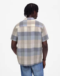 Short-Sleeve Button-Up Shirt Cotton-Linen Blend | Madewell