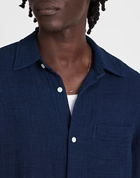 Indigo-Dyed Button-Up Shirt | Madewell
