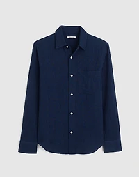 Indigo-Dyed Button-Up Shirt | Madewell