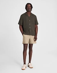 Indigo-Dyed Short-Sleeve Button-Up Shirt | Madewell