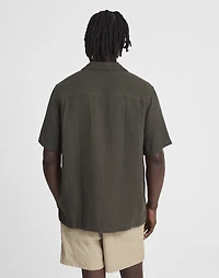 Indigo-Dyed Short-Sleeve Button-Up Shirt | Madewell