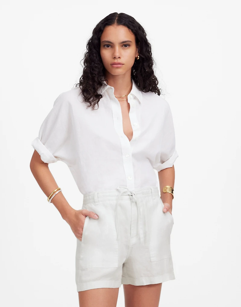 Pull-On Drawstring Shorts