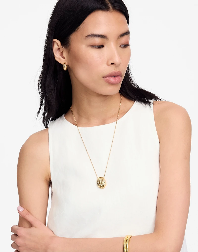 Mini Shift Dress in Linen | Madewell