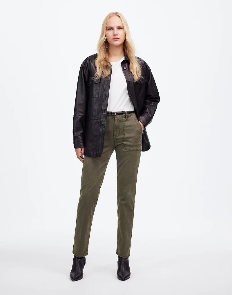 The Slim Straight Utility Pant in Garment Dye | Madewell