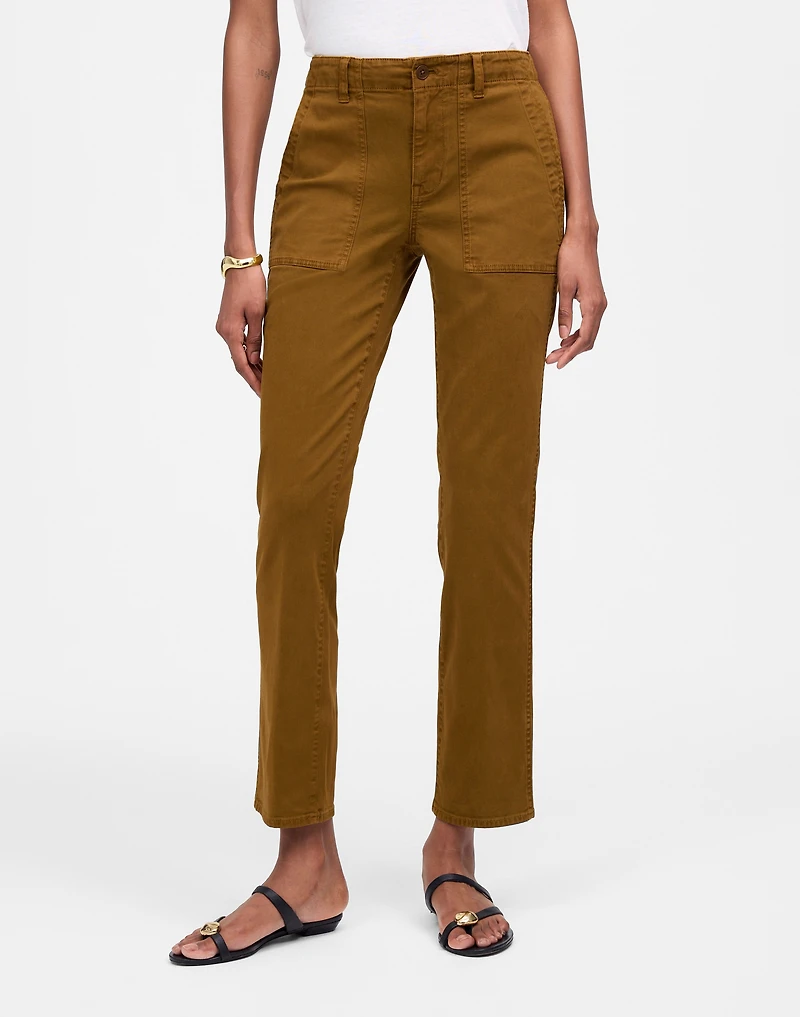 The Slim Straight Utility Pant Garment Dye | Madewell