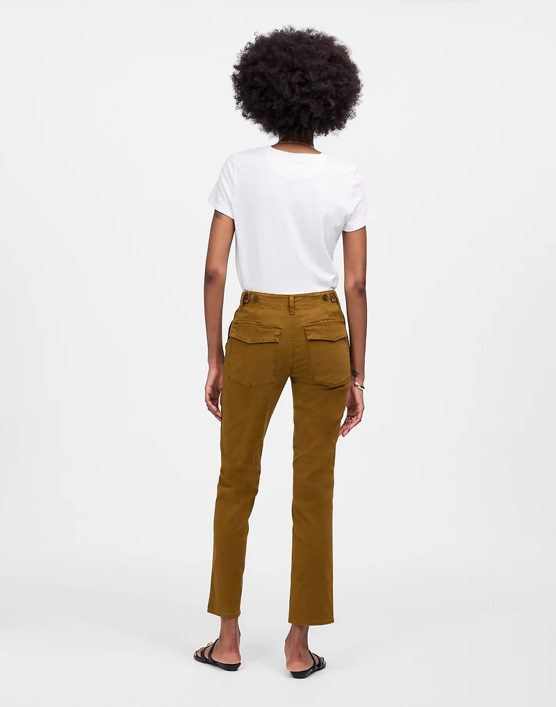 The Slim Straight Utility Pant Garment Dye | Madewell