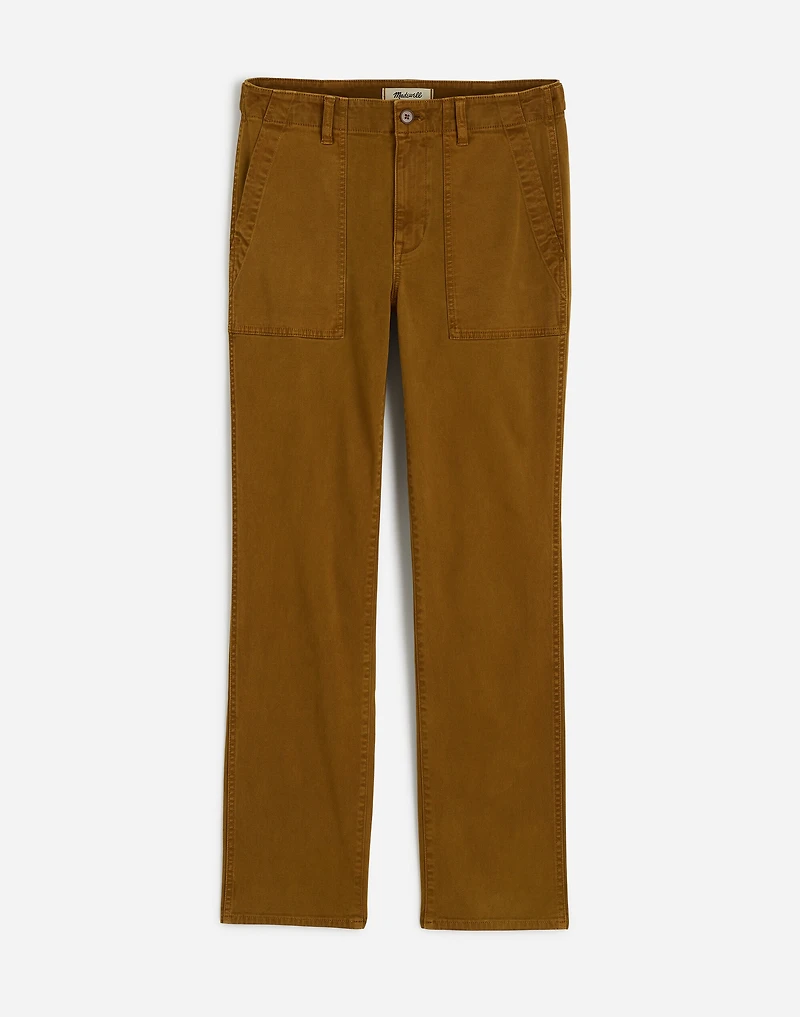 The Slim Straight Utility Pant Garment Dye | Madewell
