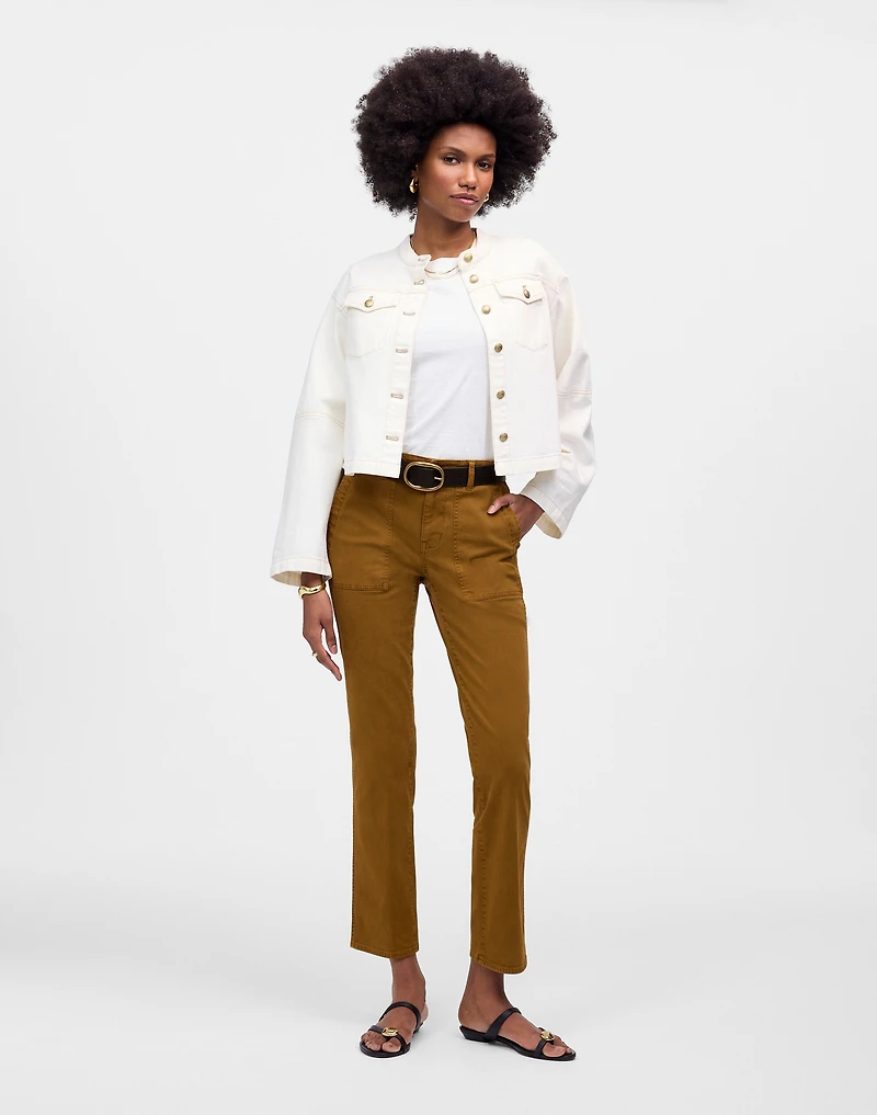 The Slim Straight Utility Pant Garment Dye | Madewell