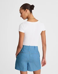 Pintucked Shorts in 100% Linen | Madewell