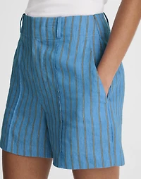 Pintucked Shorts in 100% Linen | Madewell