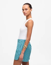 Curved Hem Pull-On Shorts Poplin | Madewell