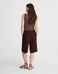 Relaxed Pleated Trouser Shorts 100% Linen | Madewell