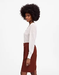 Relaxed Pleated Trouser Shorts Drapey Twill | Madewell