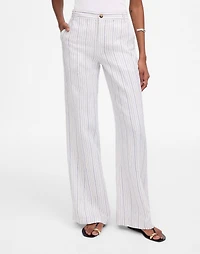 The Zoe Relaxed Wide Pant 100% Linen | Madewell