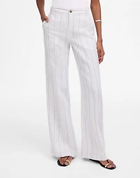 The Zoe Relaxed Wide Pant 100% Linen | Madewell