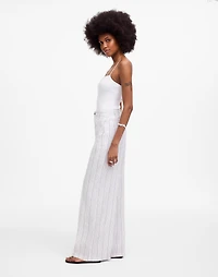 The Zoe Relaxed Wide Pant 100% Linen | Madewell