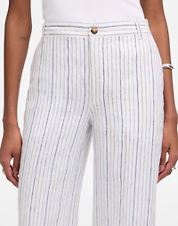 The Zoe Relaxed Wide Pant 100% Linen | Madewell
