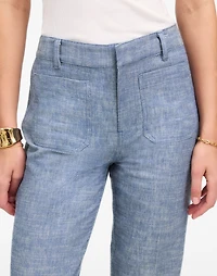 Straight-Flare Trouser Pants Cotton Blend | Madewell