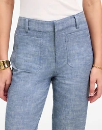 Straight-Flare Trouser Pants Cotton Blend | Madewell