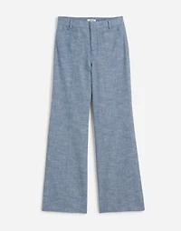 Straight-Flare Trouser Pants Cotton Blend | Madewell