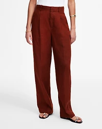 Slouchy Straight Pants 100% Linen | Madewell