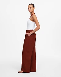 Slouchy Straight Pants 100% Linen | Madewell