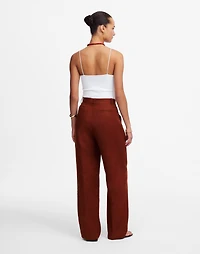 Slouchy Straight Pants 100% Linen | Madewell