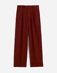 Slouchy Straight Pants 100% Linen | Madewell