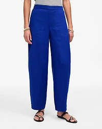 Pull-On Barrel Pants 100% Linen | Madewell
