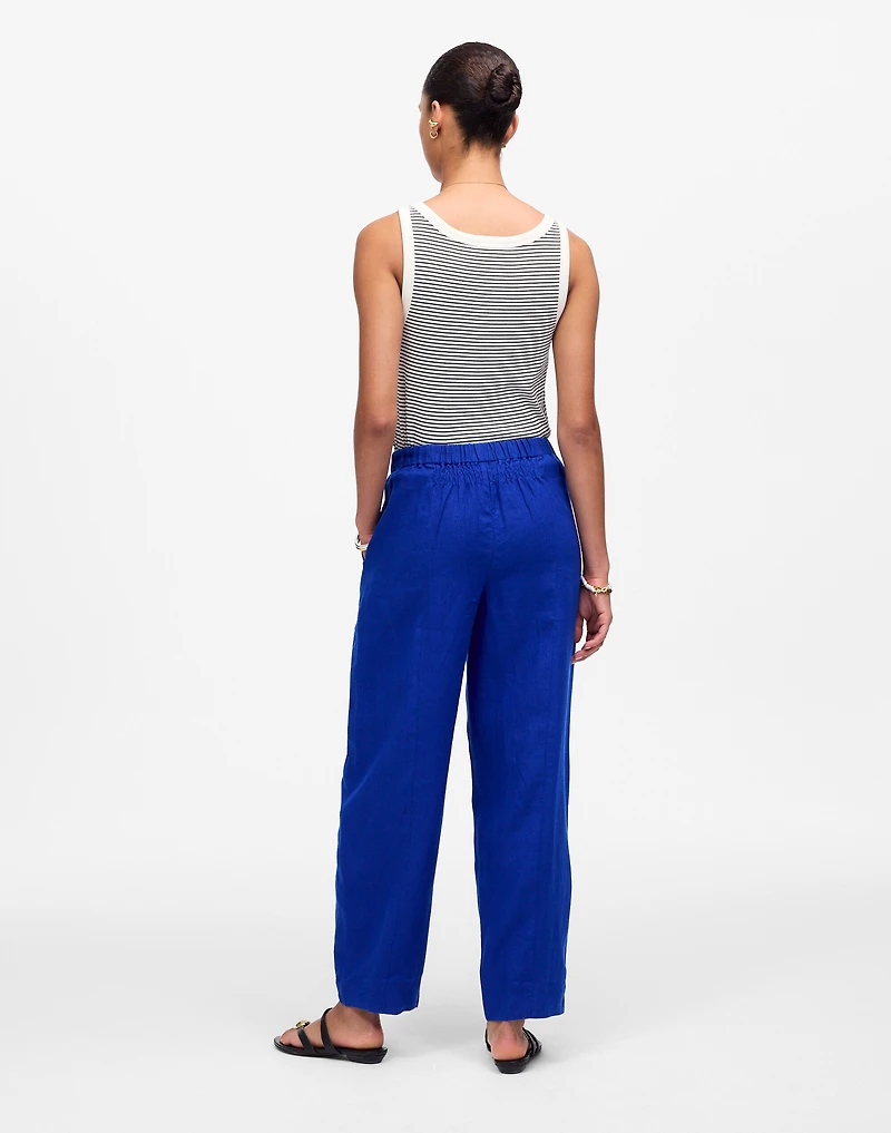 Pull-On Barrel Pants 100% Linen | Madewell