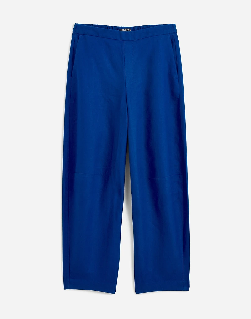 Pull-On Barrel Pants 100% Linen | Madewell