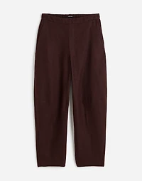 Petite Pull-On Barrel Pants in 100% Linen | Madewell