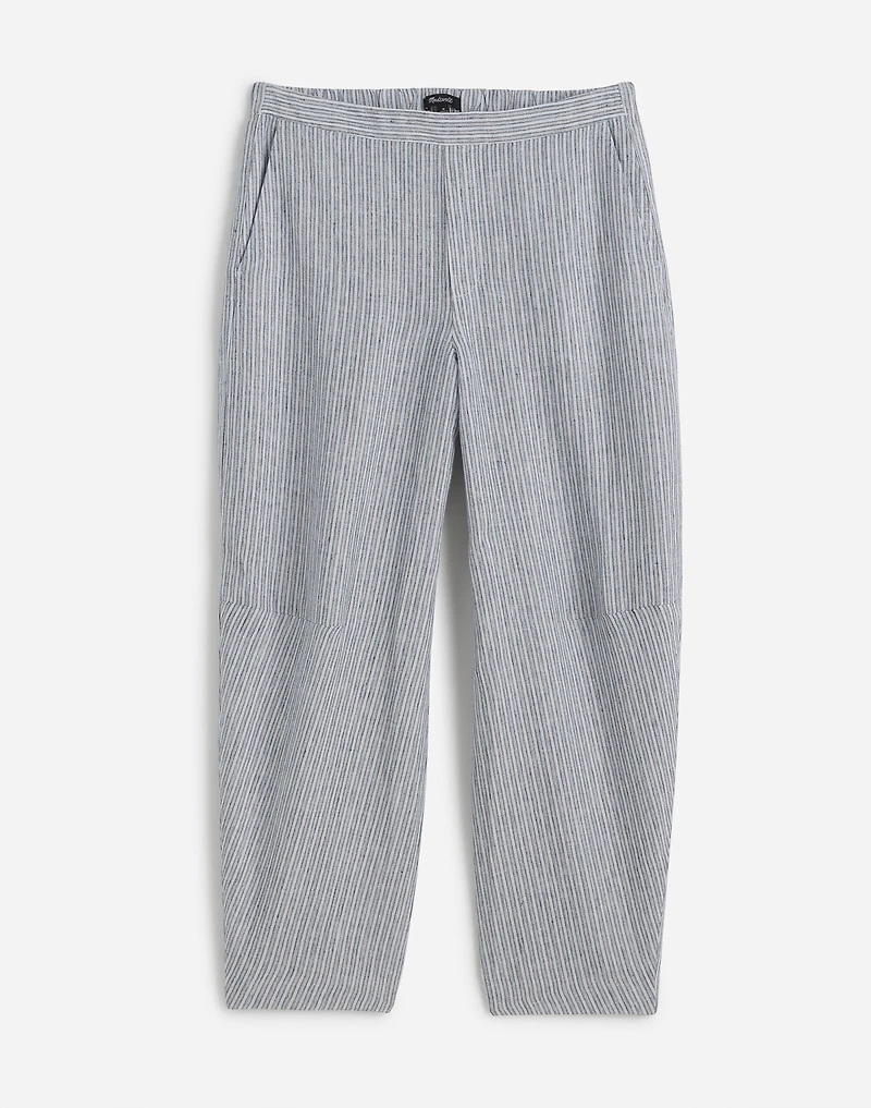 Pull-On Barrel Pants 100% Linen | Madewell