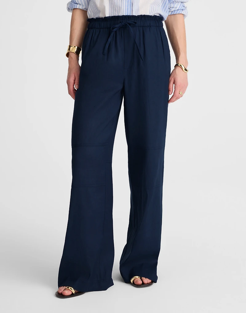 Raw-Edge Drawstring Pant | Madewell