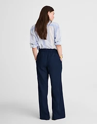 Raw-Edge Drawstring Pant | Madewell