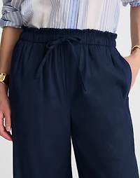 Raw-Edge Drawstring Pant | Madewell