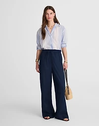 Raw-Edge Drawstring Pant | Madewell