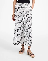 Pull-On Culottes Cotton Poplin | Madewell