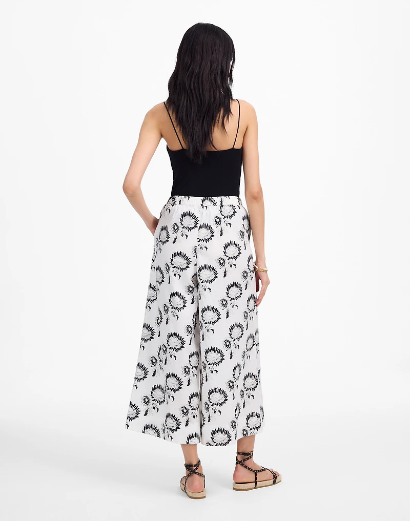 Pull-On Culottes Cotton Poplin | Madewell