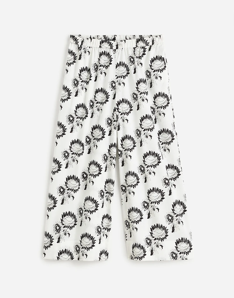 Pull-On Culottes Cotton Poplin | Madewell