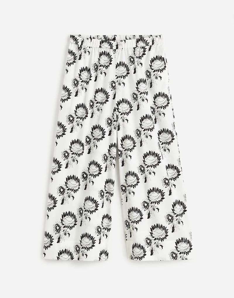 Pull-On Culottes Cotton Poplin | Madewell