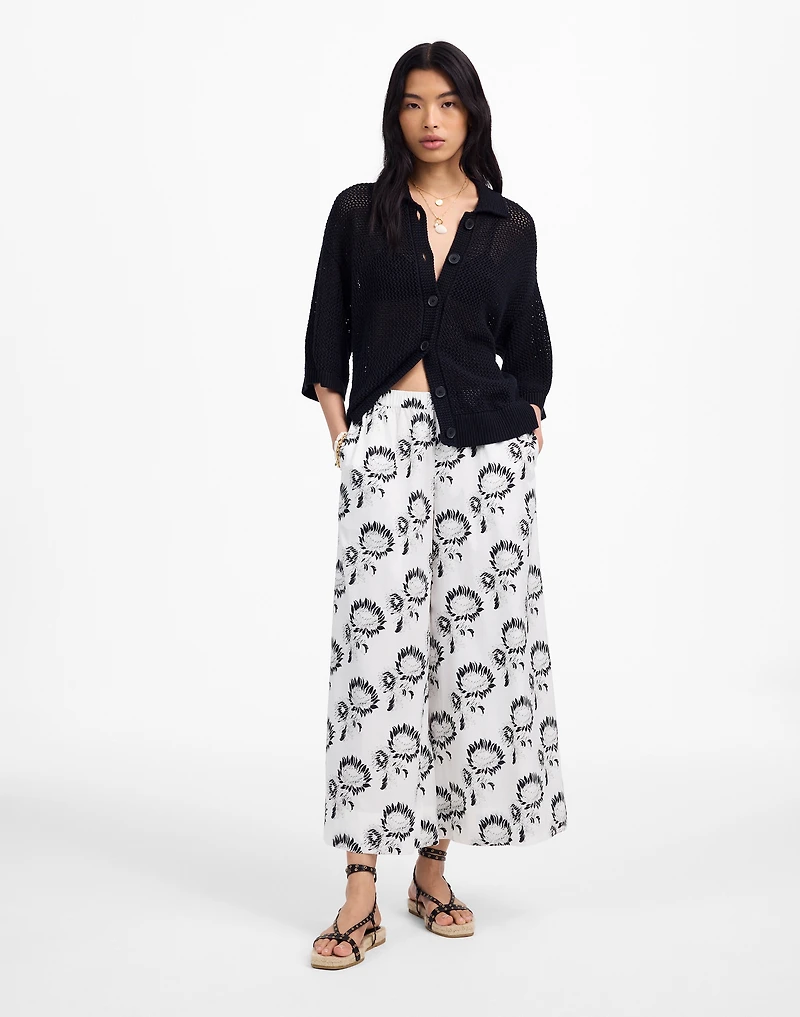 Pull-On Culottes Cotton Poplin | Madewell