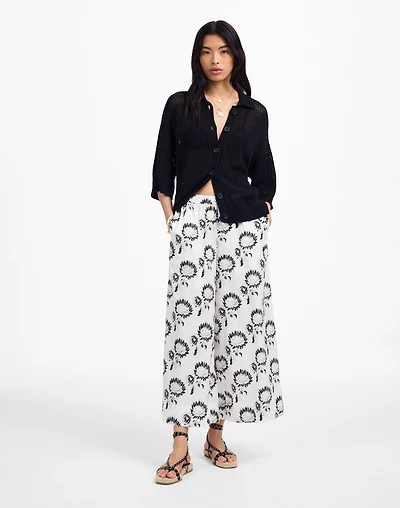 Pull-On Culottes Cotton Poplin | Madewell