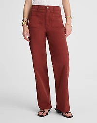 The Emmett Wide-Leg Pant: Patch Pocket Edition | Madewell