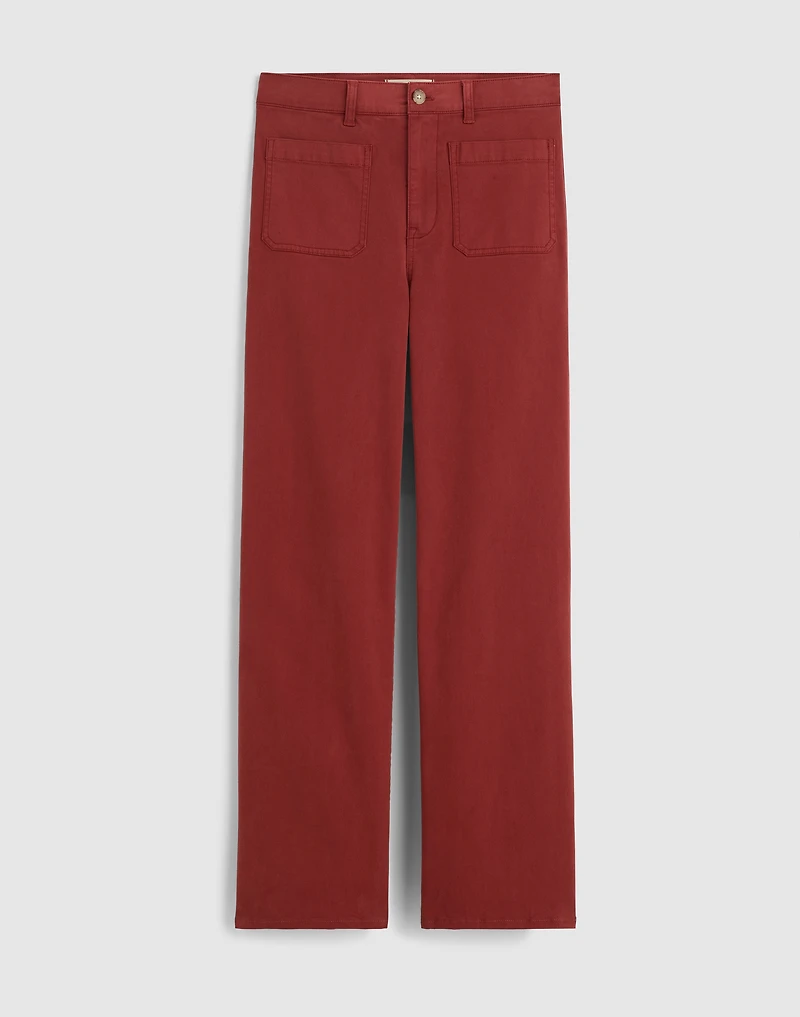 The Emmett Wide-Leg Pant: Patch Pocket Edition | Madewell