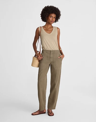 Tapered-Leg Utility Pants | Madewell