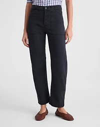 The Darted Barrel-Leg Utility Pant | Madewell