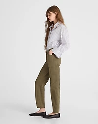 The Darted Barrel-Leg Utility Pant | Madewell