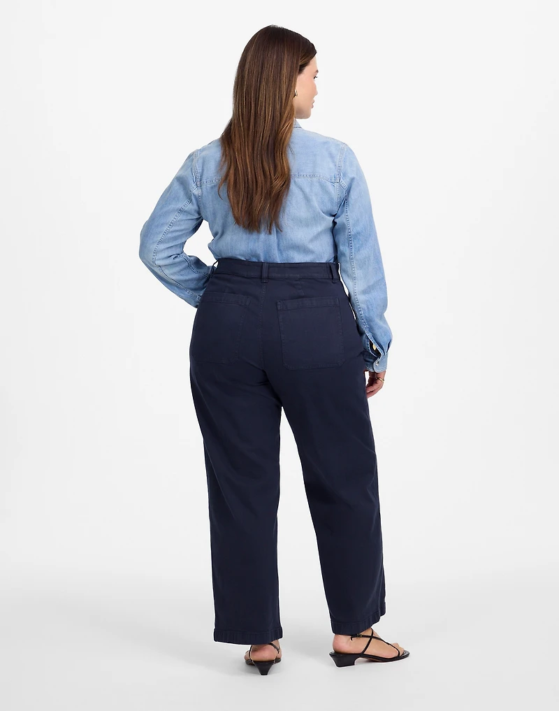 The Plus Emmett Wide-Leg Pant: Patch Pocket Edition | Madewell